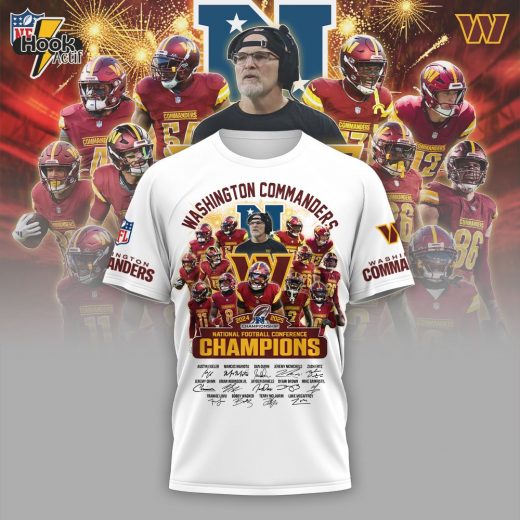 Washington Commanders National Football Conference Tshirt White