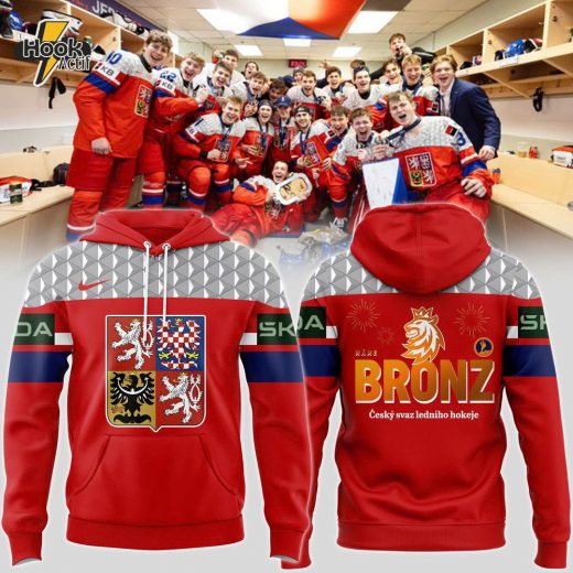 Český Hokej Bronzový Hoodie – World Juniors Special Merchandise