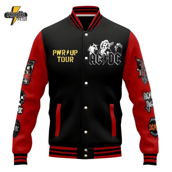 ACDC PWR up tour Baseball Jacket – Buy Online at HookActif.com