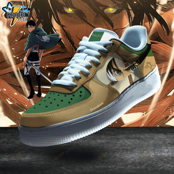 Attack On Titan Eren x AF1 Sneaker Boots