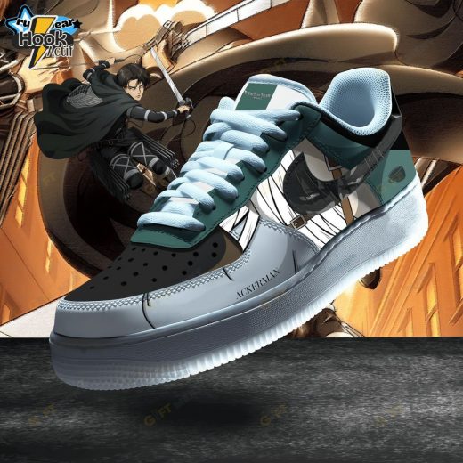 Attack On Titan Levi x AF1 Sneaker Boots