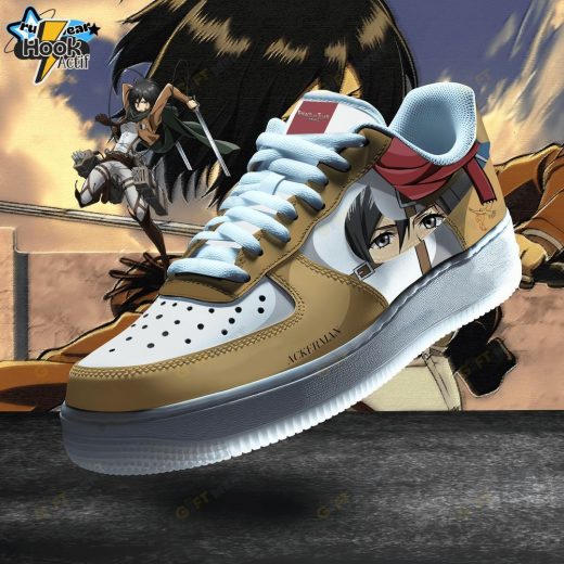 Attack On Titan Mikasa x AF1 Sneaker Boots