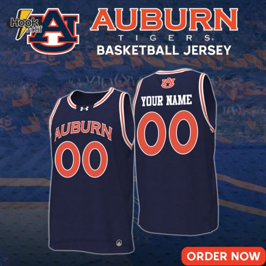 Auburn Basketball Custom Jersey V1