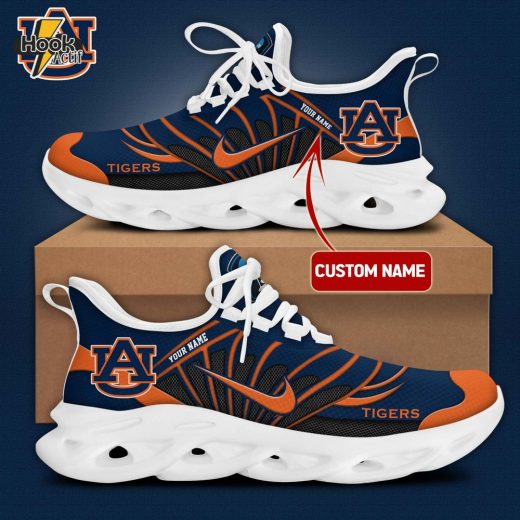 Auburn Basketball Personalized Max Soul Shoes