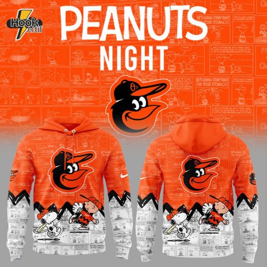 Baltimore Orioles 75th Anniversary of Peanuts Hoodie