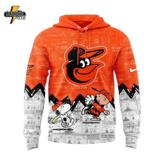 Baltimore Orioles 75th Anniversary of Peanuts Hoodie