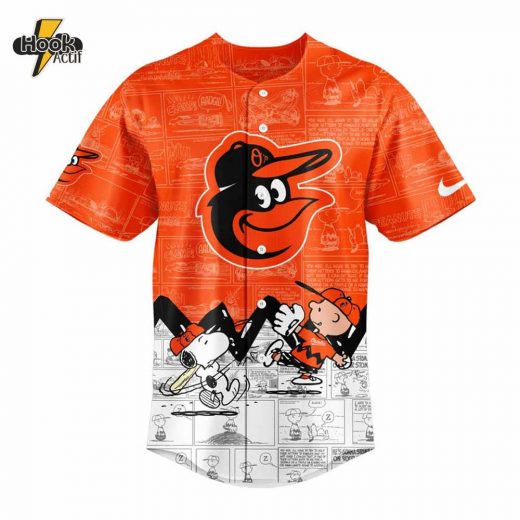 Baltimore Orioles 75th Anniversary of Peanuts Jersey