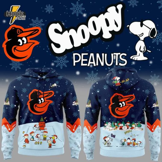 Baltimore Orioles Peanuts & Snoopy Hoodie