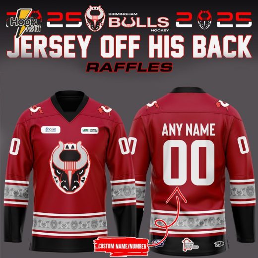 Birmingham Bulls Hockey 2025 Limited Edition Personalise Jersey V2