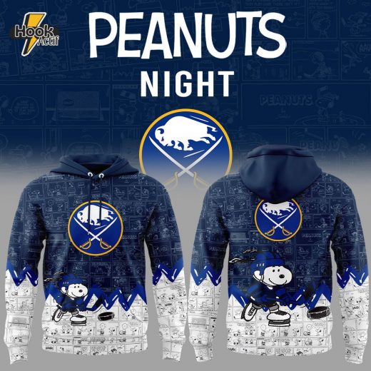 Buffalo Sabres Anniversary of Peanuts Hoodie