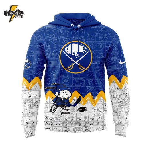 Buffalo Sabres Anniversary of Peanuts Hoodie V2