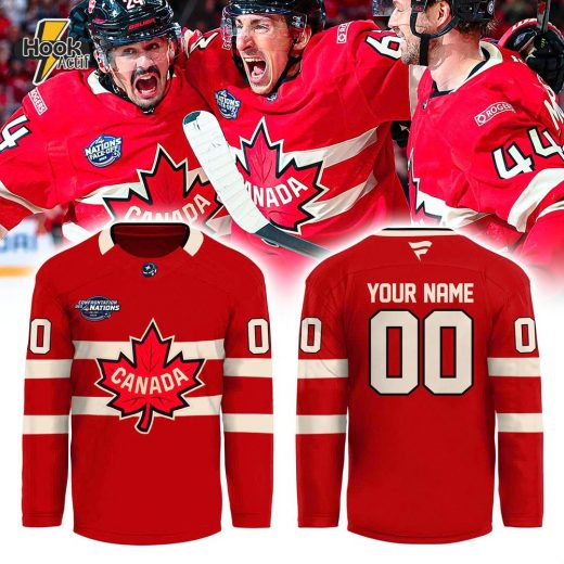 Canada Fanatics Red 2025 4 Nations Face Off Premium Player Jersey