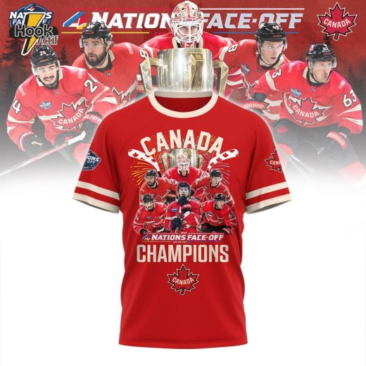 Canada Nations Face off Champions 3D Tshirt