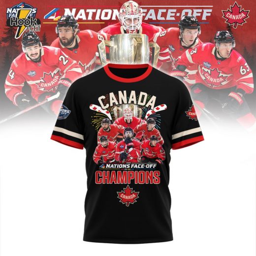 Canada Fanatics Steel 2025 4 Nations Face Off Champions Hoodie