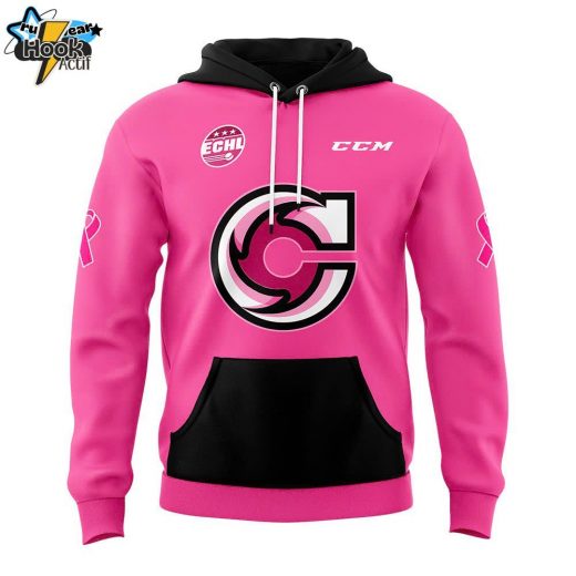 Cincinnati Cyclones x 2025 Pink in the Rink Premium Limited Pullover Hoodie