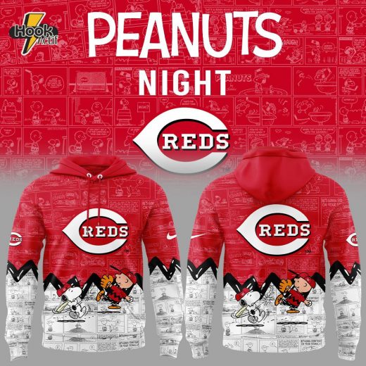 Cincinnati Reds 75th Anniversary of Peanuts Hoodie