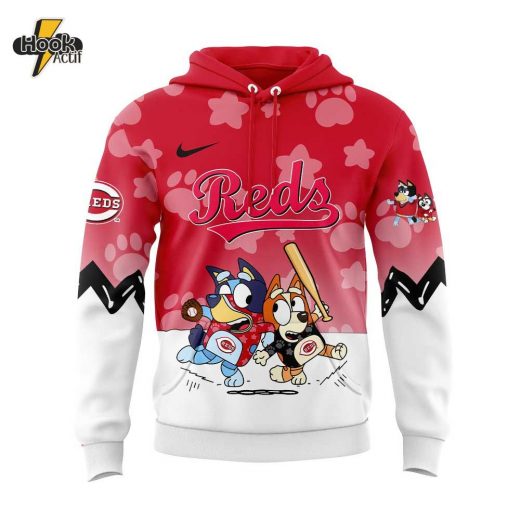 Cincinnati Reds Bluey and Bingo Hoodie