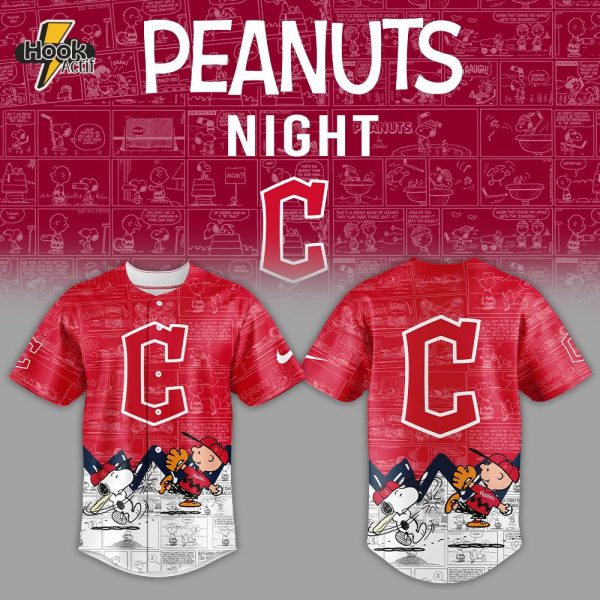 Cleveland Guardians 75th Anniversary of Peanuts Jersey