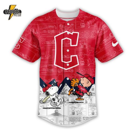 Cleveland Guardians 75th Anniversary of Peanuts Jersey