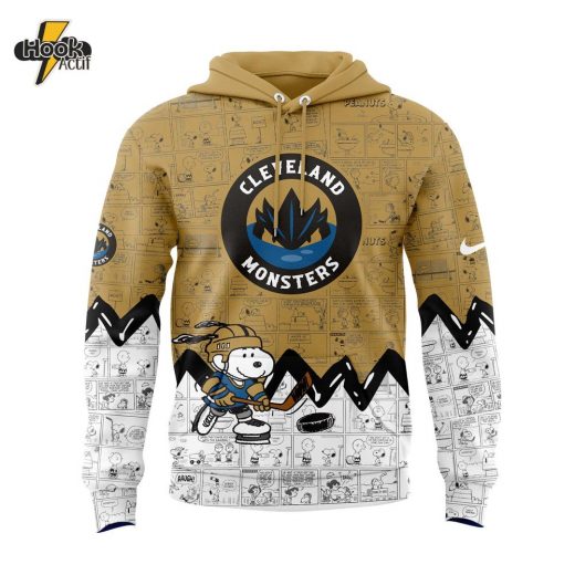 Cleveland Monsters 75th Anniversary of Peanuts Hoodie – Hockey & Pop Culture Collab