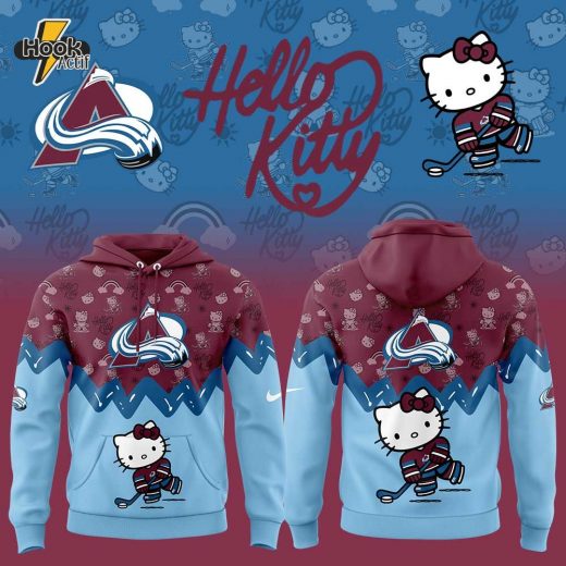 Colorado Avalanche Hello Kitty New Hoodie