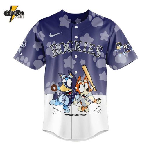 Colorado Rockies Bluey and Bingo Jersey