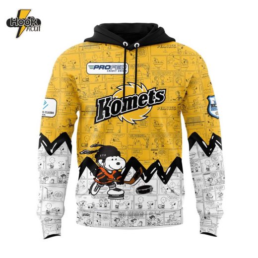 Fort Wayne Komets 75th Anniversary of Peanuts Hoodie