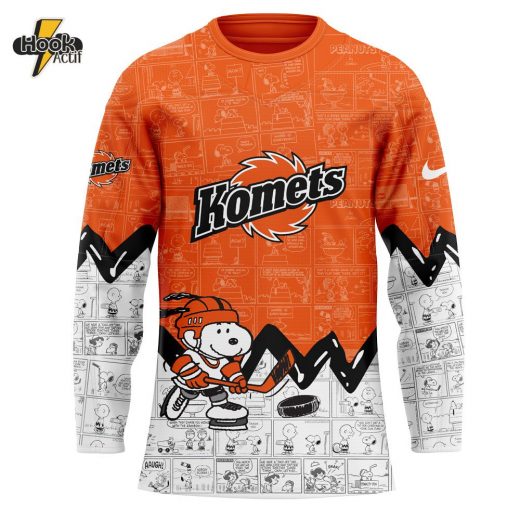 Fort Wayne Komets Anniversary of Peanuts Jersey