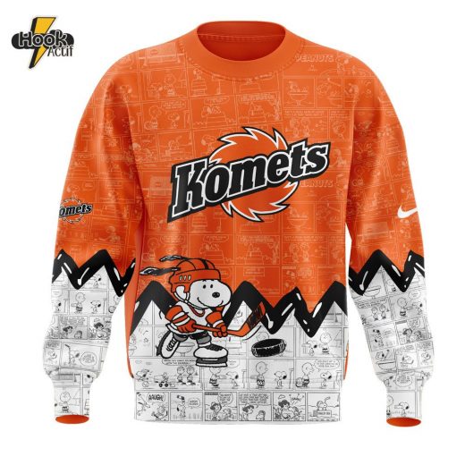 Fort Wayne Komets Anniversary of Peanuts Sweatshirt