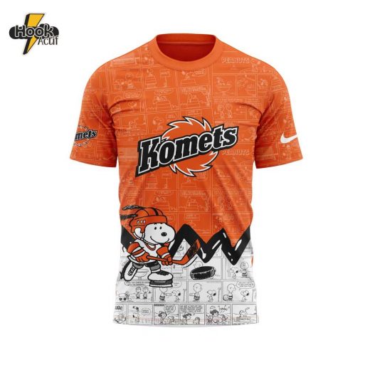 Fort Wayne Komets Anniversary of Peanuts T-shirt