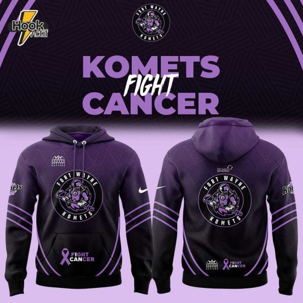Fort Wayne Komets Fight Cancer Night Hoodie