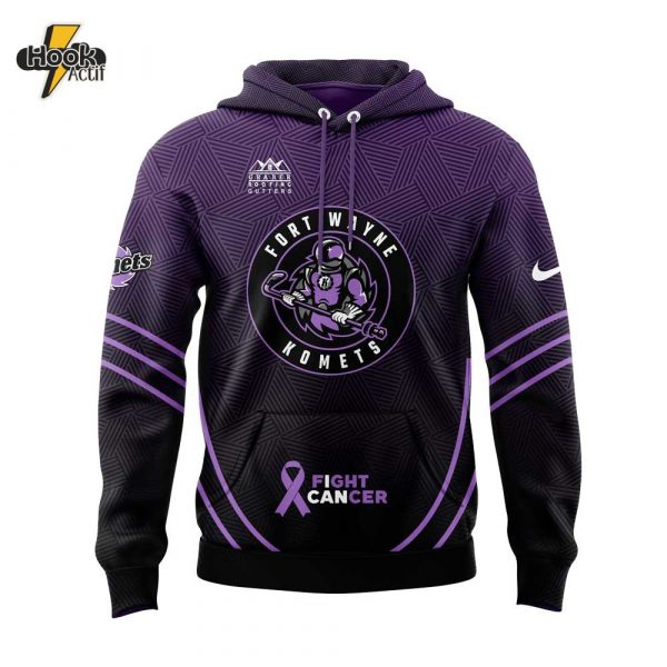Fort Wayne Komets Fight Cancer Night Hoodie – Buy Online at HookActif.com