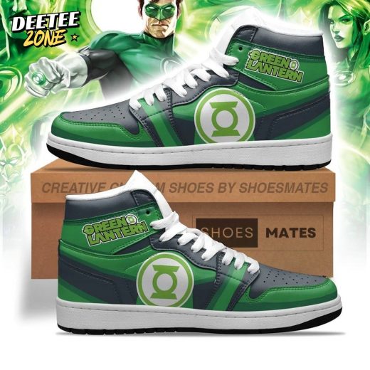 Green Lantern AJ1 High Top Shoes