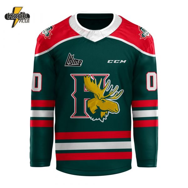 Halifax Mooseheads New Hockey Jersey V2 – Buy Online at HookActif.com