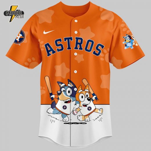 Houston Astros Bluey and Bingo Jersey Orange