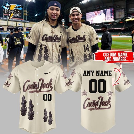 Houston Astros MLB 2025 Nike Limited Cactus Jack HBCU Custom Jersey