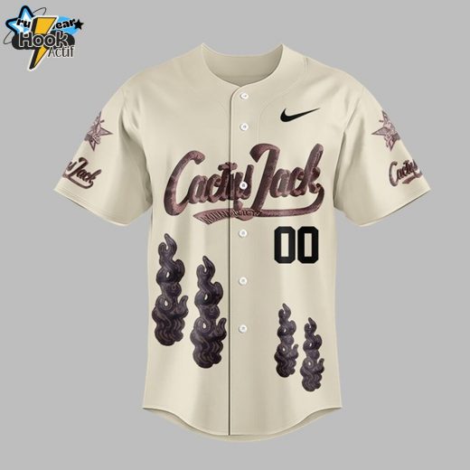 Houston Astros MLB 2025 Nike Limited Cactus Jack HBCU Custom Jersey