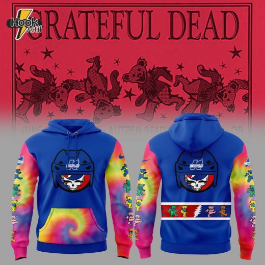 Kalamazoo Wings Grateful Dead Hoodie V3 – Retro Hockey Fan Wear