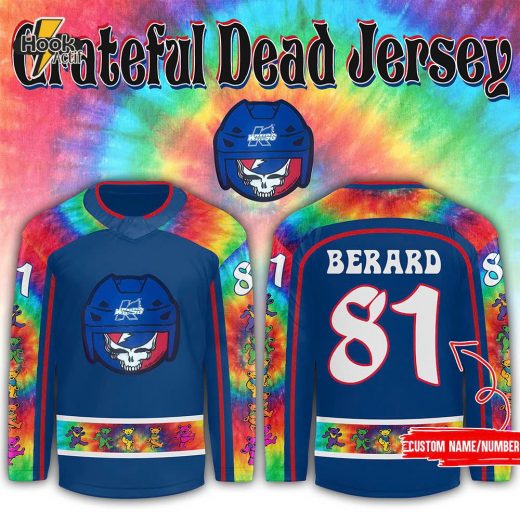 Kalamazoo Wings x Grateful Dead jerseys Jersey