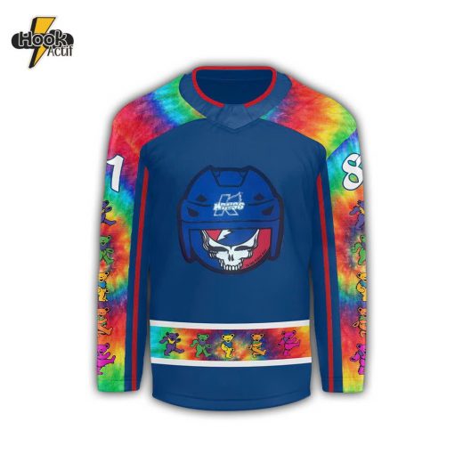 Kalamazoo Wings x Grateful Dead jerseys Jersey