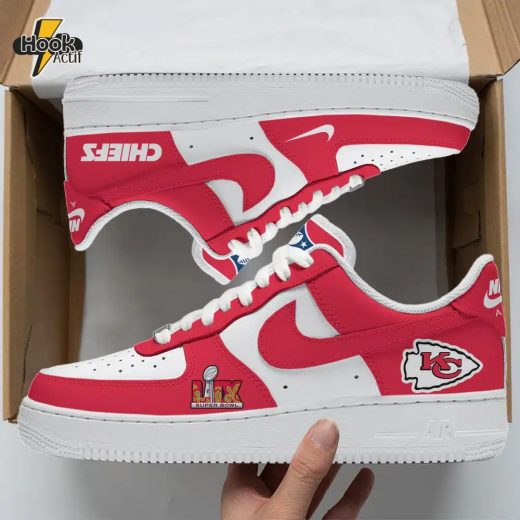 Kansas City Chiefs Super Bowl LIX AF1 Sneakers V2