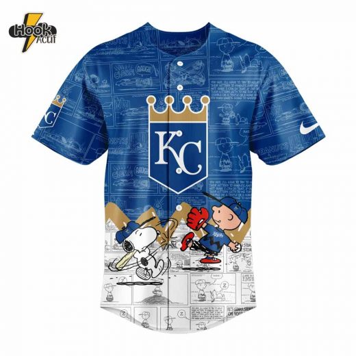 Kansas City Royals 75th Anniversary of Peanuts Jersey