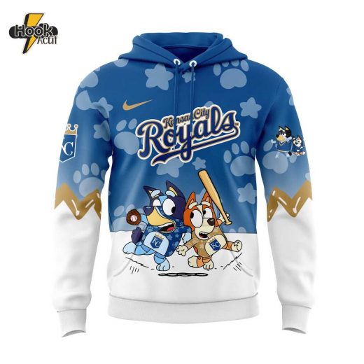 Kansas City Royals Bluey and Bingo Hoodie