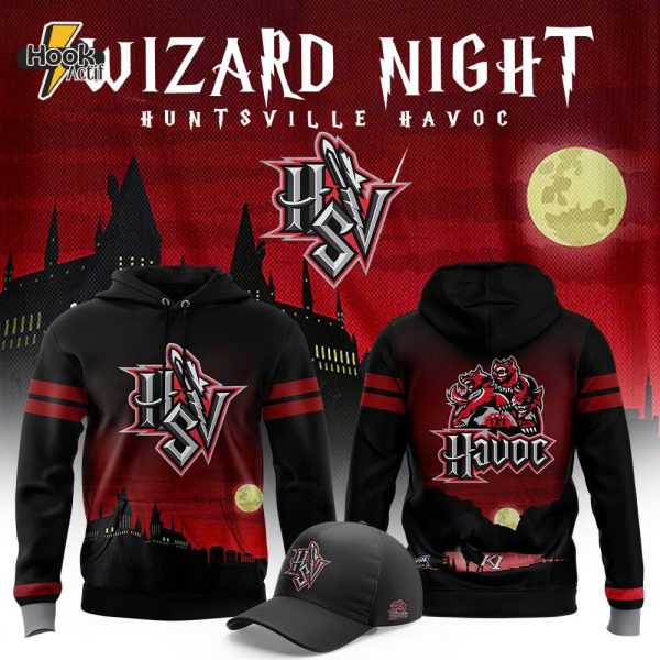 Limited Edition Hoodie Huntsville Havoc WiZard Night 2025