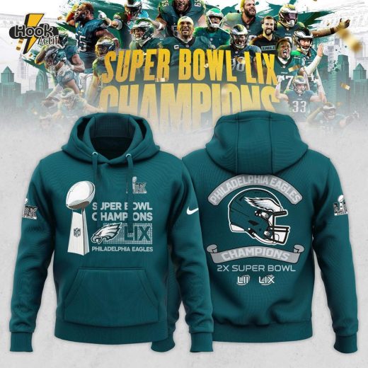 Limited Edition Philadelphia Eagles Super Bowl LIX Champions 2025 New Hoodie V2