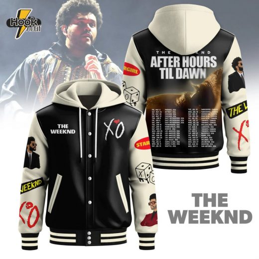 Limited Edition The Weeknd After Hours til dawn Hooded Baseball Jacket