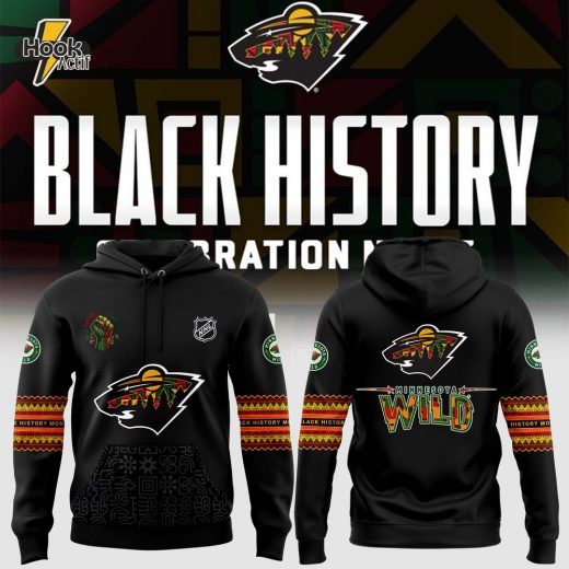 Limited Minnesota Wild Black “History Celebration” Hoodie