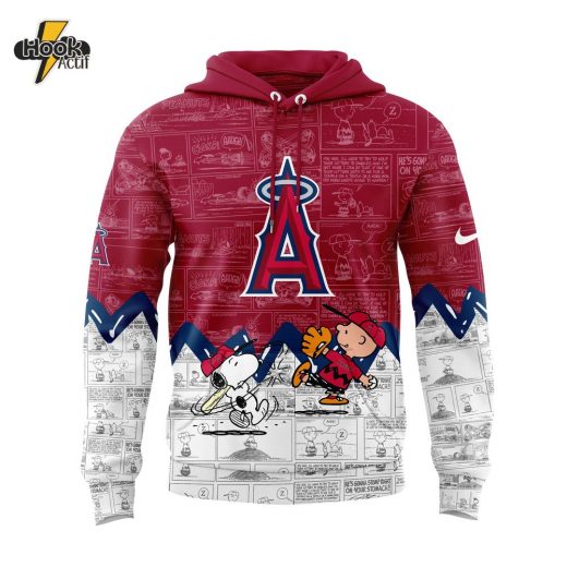 Los Angeles Angels 75th Anniversary of Peanuts Hoodie