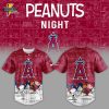 Los Angeles Angels 75th Anniversary of Peanuts V3 Jersey