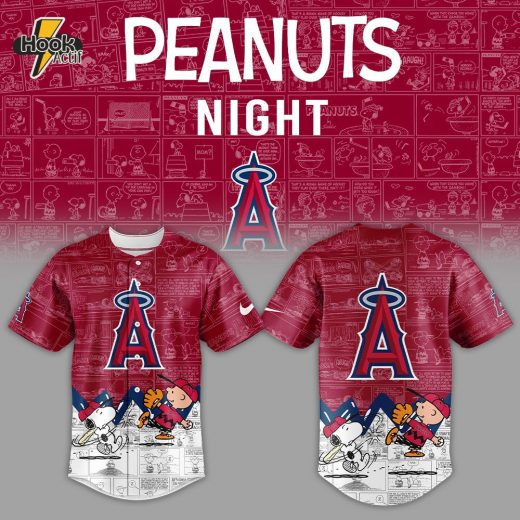 Los Angeles Angels 75th Anniversary of Peanuts Jersey